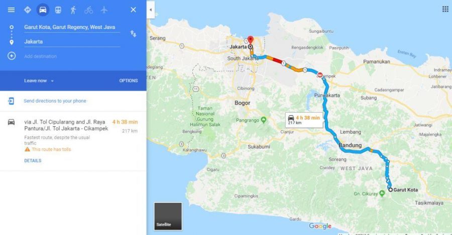 Layanan jasa travel Garut Jakarta, dan sebaliknya Travel Jakarta Garut