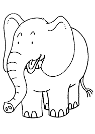mewarnai gambar hewan gajah