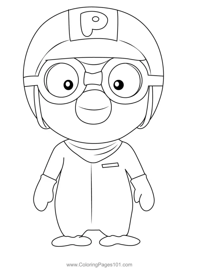 mewarnai gambar pororo