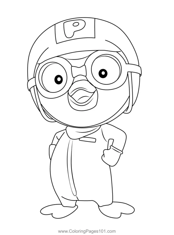 mewarnai gambar pororo