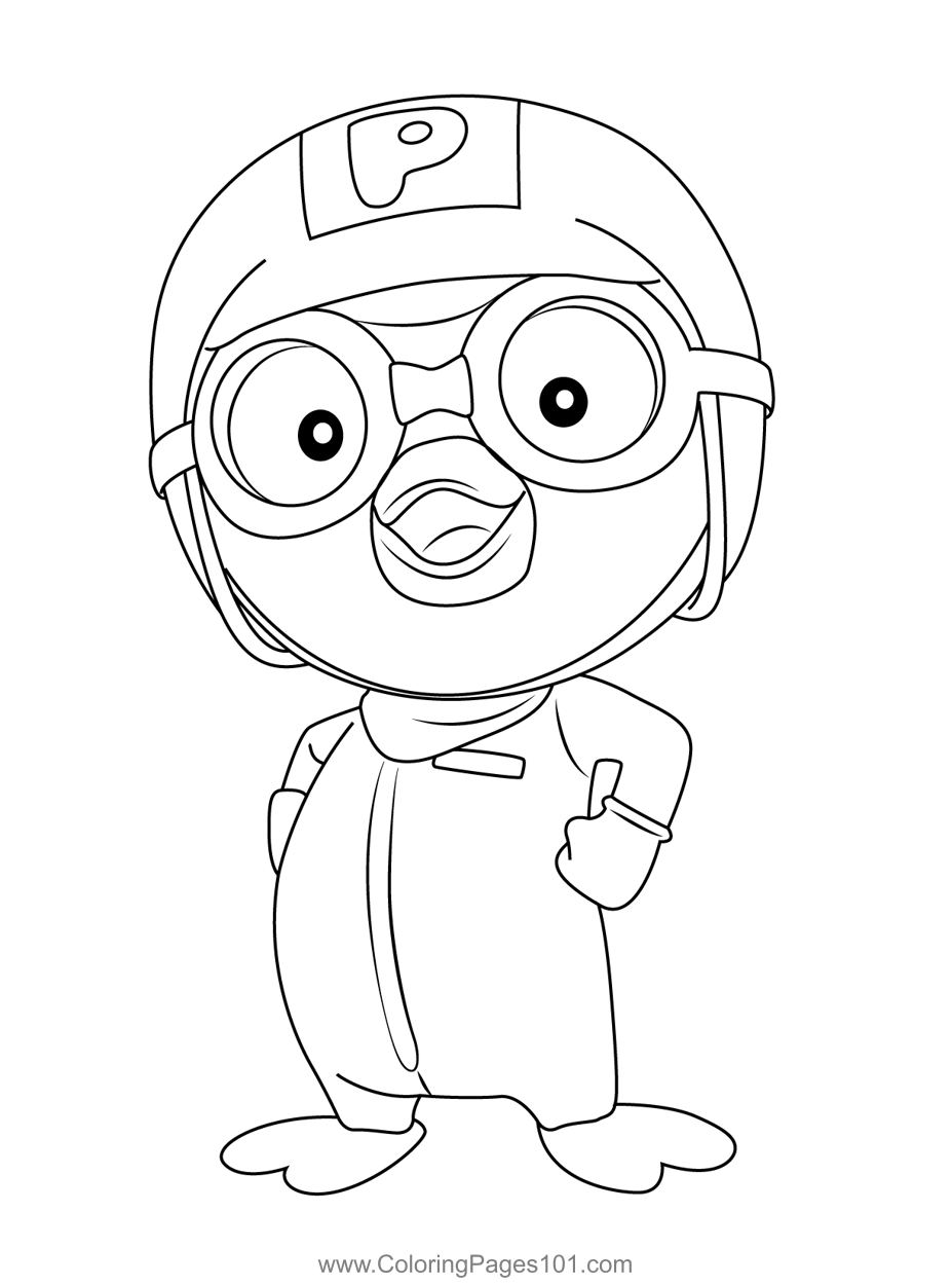 20+ Gambar Mewarnai Pororo Kartun Terbaru 2024